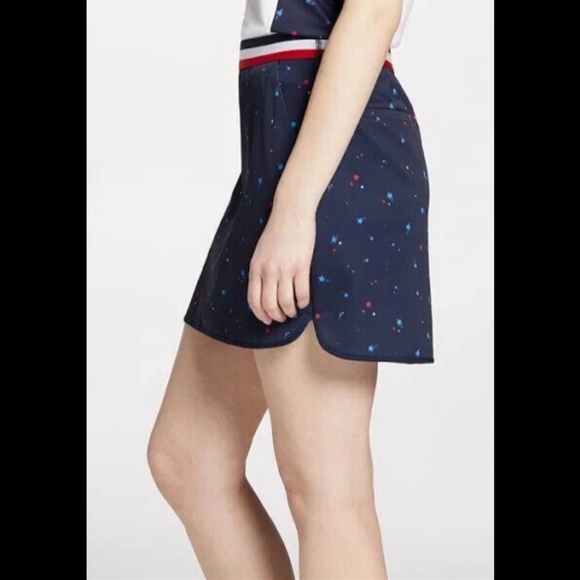 Lady Hagan Pull On Athletic Golf Skort​ Skirt Stars Red White Blue Size XL - NWT - Picture 3 of 15